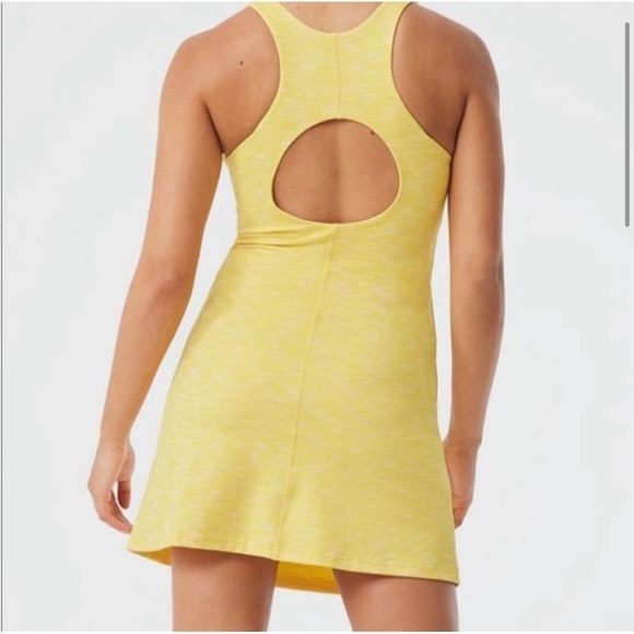 Outdoor Voices Tennis Dress Athletic Flow Circle Spring Fling Yellow Small - Picture 3 of 11